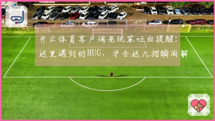 开云体育客户端老玩家吐血提醒：这里遇到的BUG，学会这几招瞬间解决！